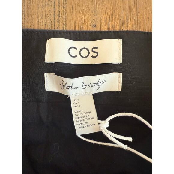 COS X Stephen Doherty Floral Print Linen Blend Skirt Size 4 NWT - Picture 5 of 9